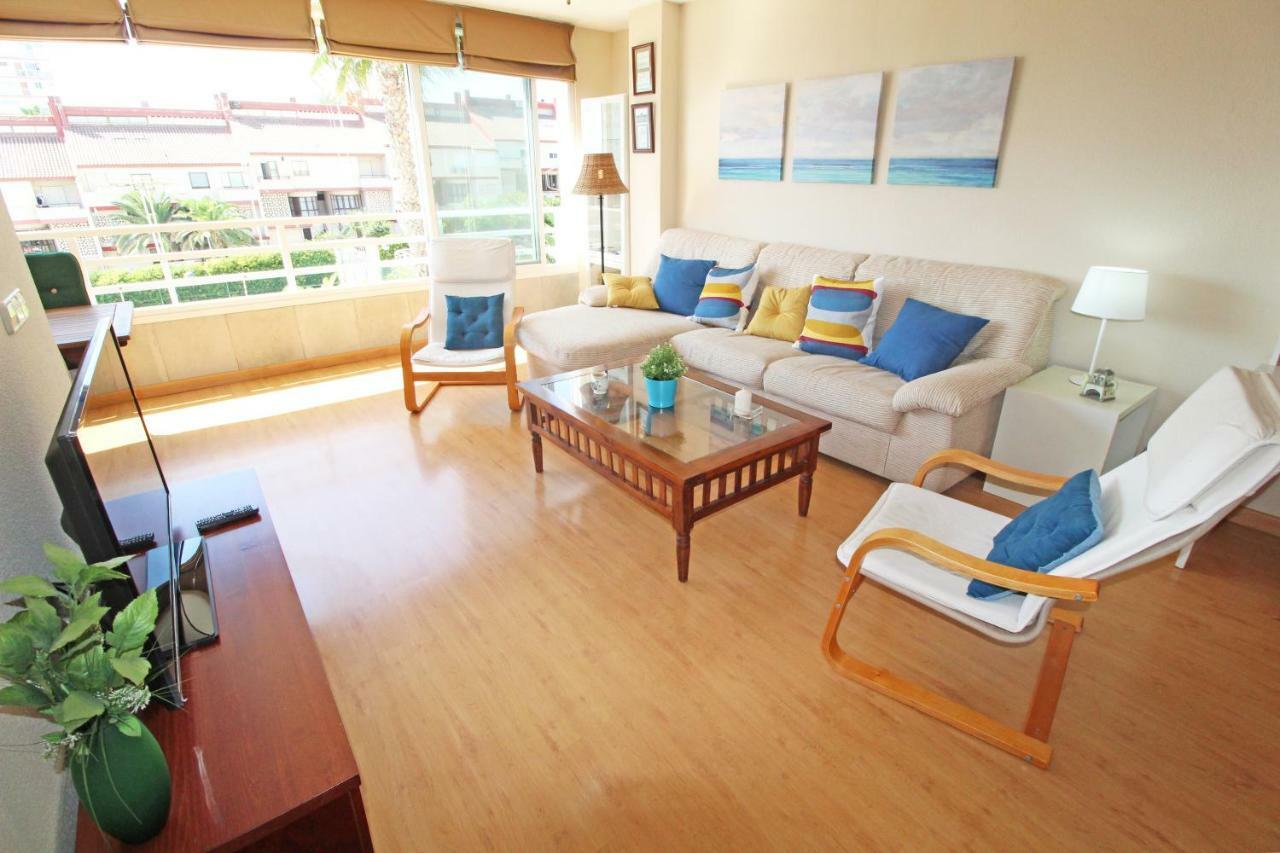 1a línea Playa San Juan. Vistas. Piscina. BBQ. Gym Apartamento El Campello Exterior foto