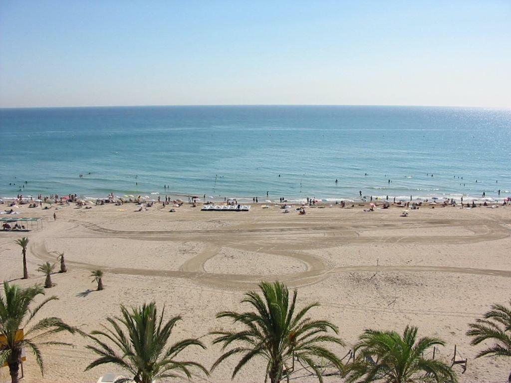 1a línea Playa San Juan. Vistas. Piscina. BBQ. Gym Apartamento El Campello Exterior foto